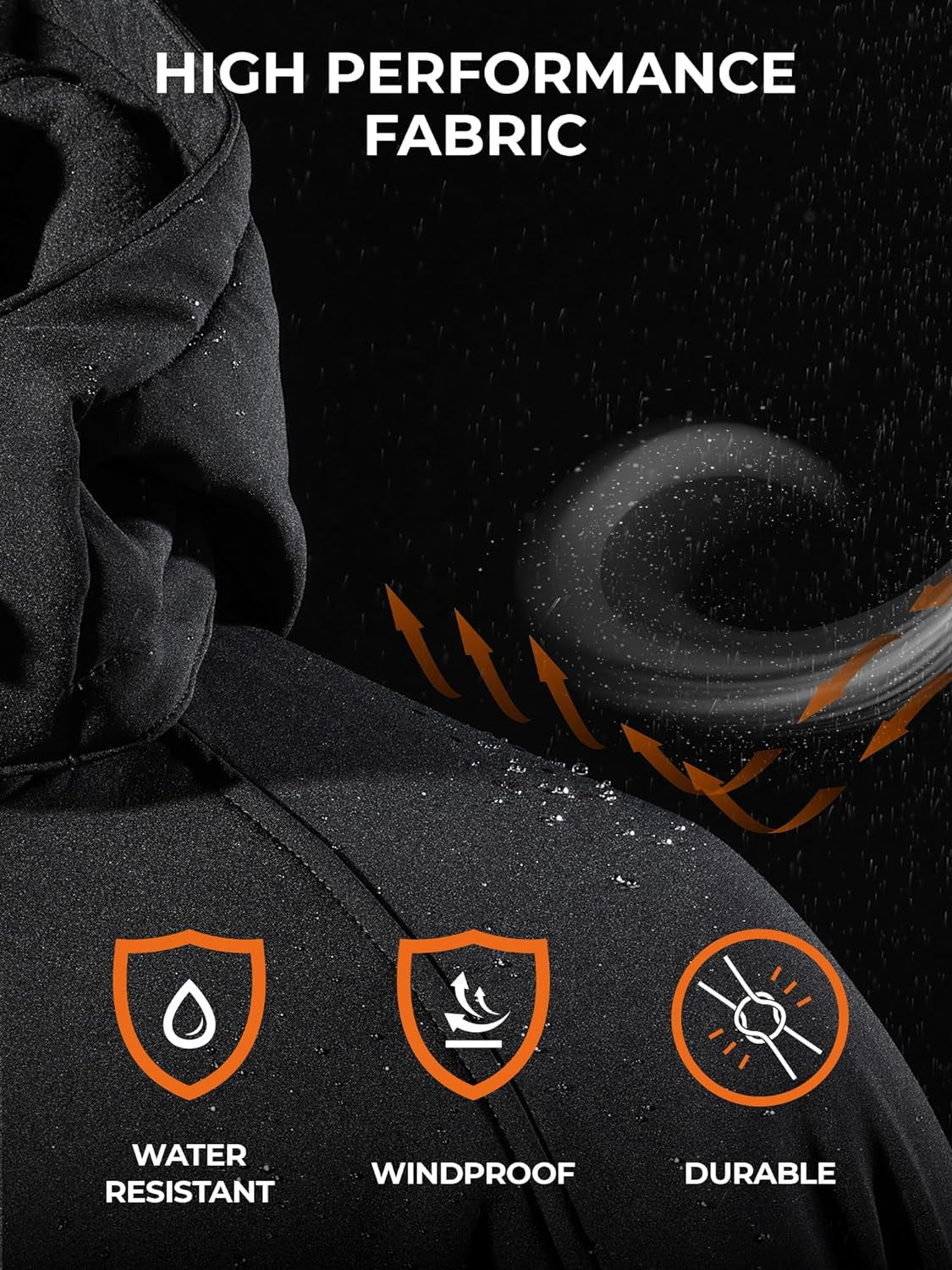 Women'S Slim Fit Heated Jacket with Rechargable Battery, Heated Coat with Detachable Hood