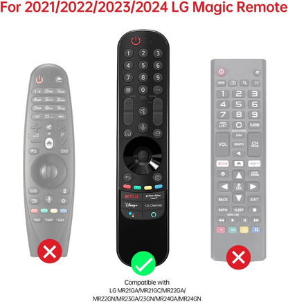 Silicone LG MR22GN Remote Case Compatible with LG MR21GA/MR23GN MR22GA OLED Smart TV Magic Remote,Shockproof Protective Cover for LG Magic Remote 2022/2023,Anti-Lost with Loop