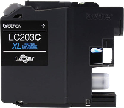 Genuine High Yield Color Ink Cartridge, LC2033PKS, Replacement Color Ink Three Pack, Includes 1 Cartridge Each of Cyan, Magenta & Yellow, Page Yield up to 550 Pages, Amazon Dash Replenishment Cartridge, LC203