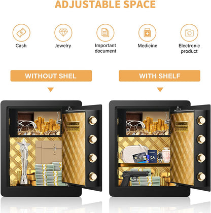 2.2 Cubic Drop Slot Safes for Money Jewelry